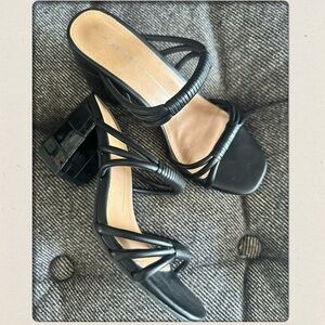 Report Black Women's Strappy Sandals